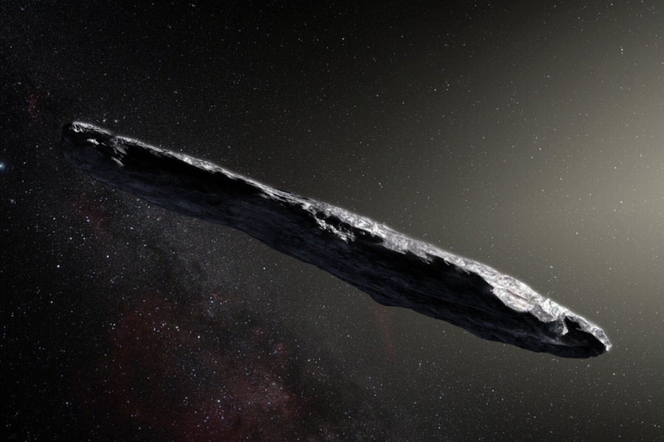 Oumuamua - wizualizacja NASA