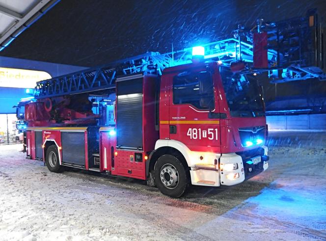 Akcja strażaków w sklepie Biedronka w Skarżysku-Kamiennej