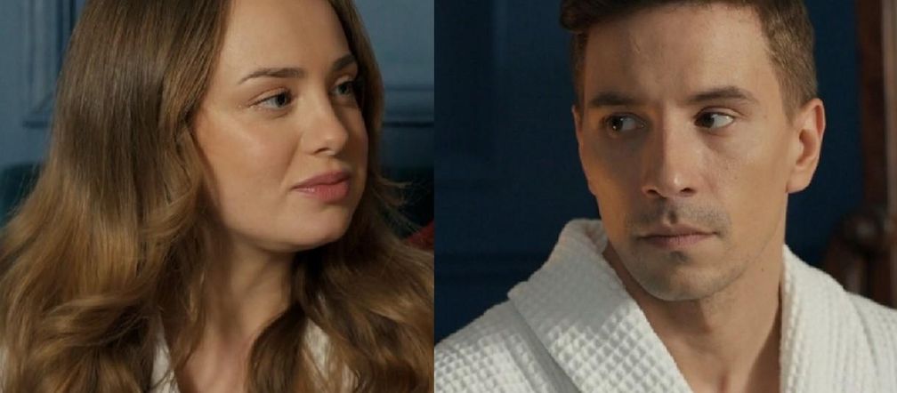 Barwy szczęścia, odcinek 3177. Oliwka (Wiktoria Gąsiewska), Tomasz (Jakub Sokołowski)