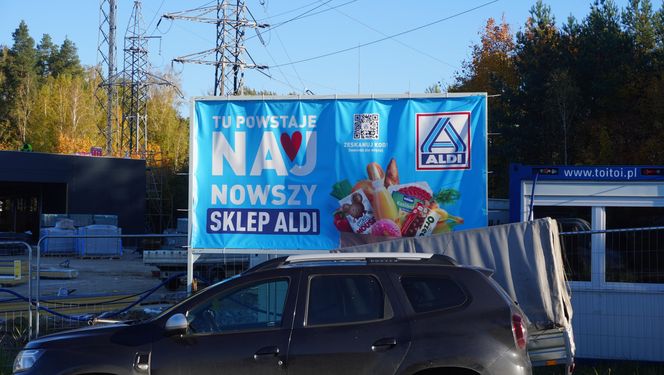 Na obrzeżach Olsztyna powstaje nowy sklep ALDI. Wiemy, kiedy zaplanowano otwarcie [ZDJĘCIA]