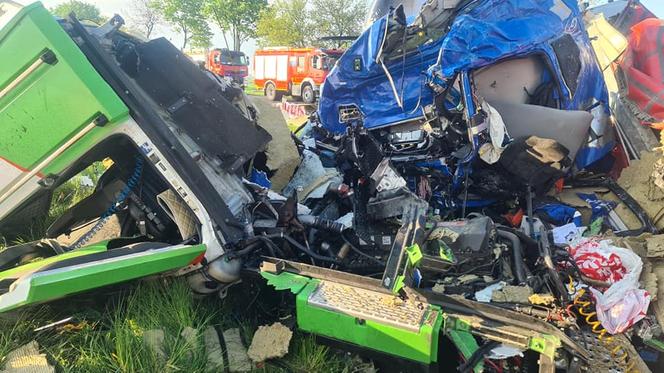 Zginął, bo w renault innego kierowcy pękła opona! Śmiertelny wypadek na DK nr 10 pod Drobinem. Ogromne utrudnienia