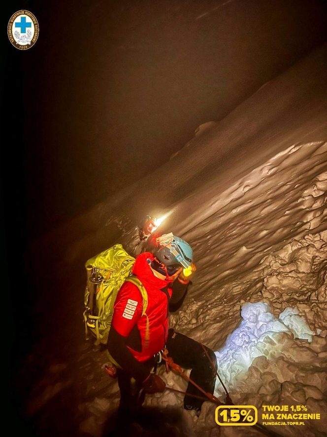 Tatry. Zejście lawiny pod Świnicą. Porwała dwóch turystów [ZDJĘCIA]