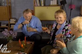 M jak miłość odc. 1156. Zośka Kisielowa (Małgorzata Różniatowska), Janek (Jacek Lenartowicz), Barbara (Teresa Lipowska)