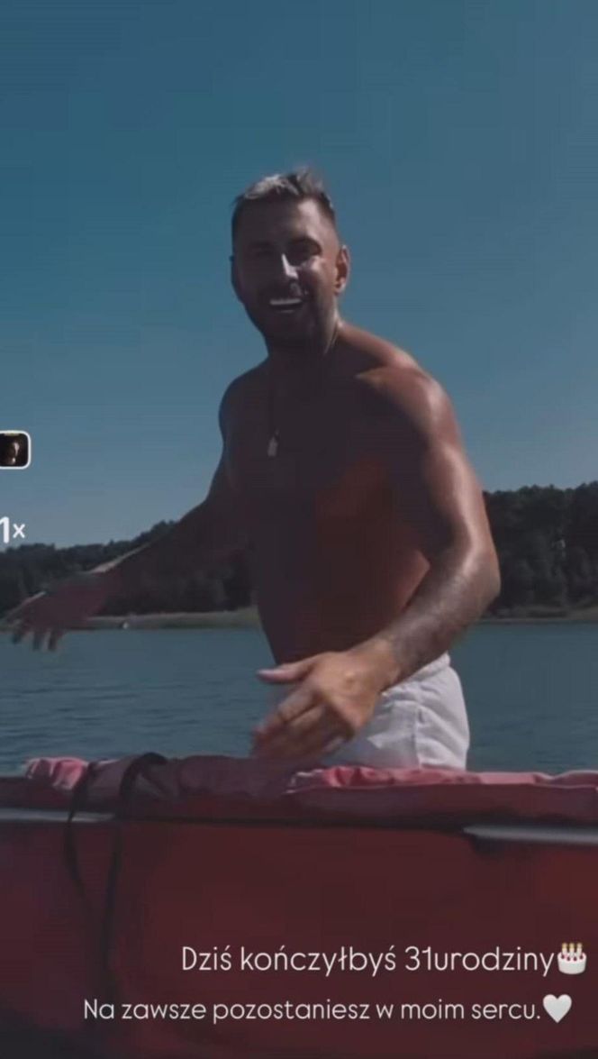 Jez z "Warsaw Shore" skończyłby 31 lat. Ukochana upamiętniła go w wyjątkowy sposób. Te filmiki chwytają za serce