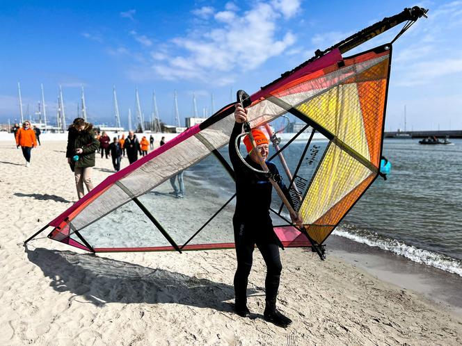 Piotr Dudek - najstarszy w Polsce i na świece windsurfer