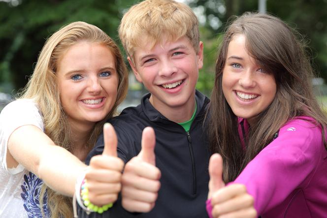 wyniki egzaminu gimnazjalnego 2015 - uczniowie zadowoleni jak na zdjęciu?