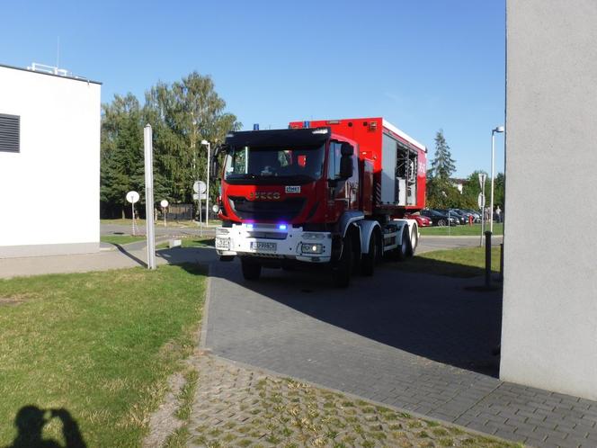 Lubelskie: Groźny pożar szpitala. Pacjenci z oddziału zakaźnego zostali ewakuowani na onkologię 