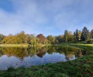 Zamojski Park jesienią
