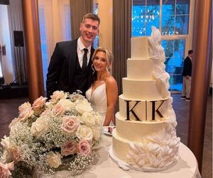 Kamil Semeniuk z żoną Kasią