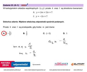 Matura 2024: matematyka. Arkusze CKE i odpowiedzi. Poziom podstawowy [Formuła 2023]