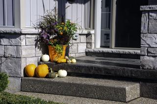 Jak udekorować jesienią ogród, taras i wejście do domu? Pomysły na dekoracje