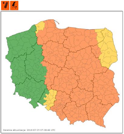 Ostrzeżenia IMGW - upały w Polsce i burze z gradem! Gdzie będzie najgorzej?