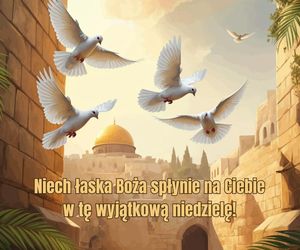 religijne kartki na Niedzielę Palmową