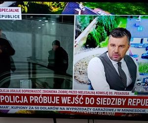 Zbigniew Ziobro w studio TV Republika