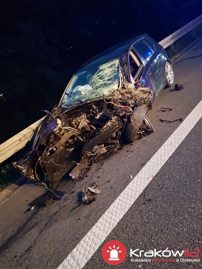 Śmiertelny wypadek na A4. Kierowca jechał pod prąd [ZDJĘCIA]