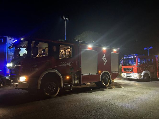 Spłonęło maserati. Nocny pożar w Lipnie koło Leszna