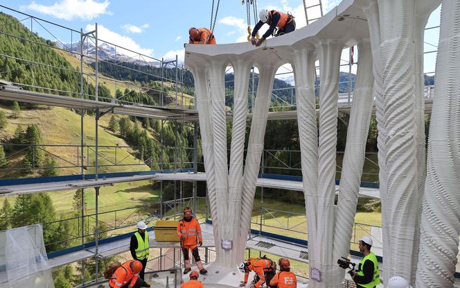 White Tower - ETH Zurich, 3D printed tower