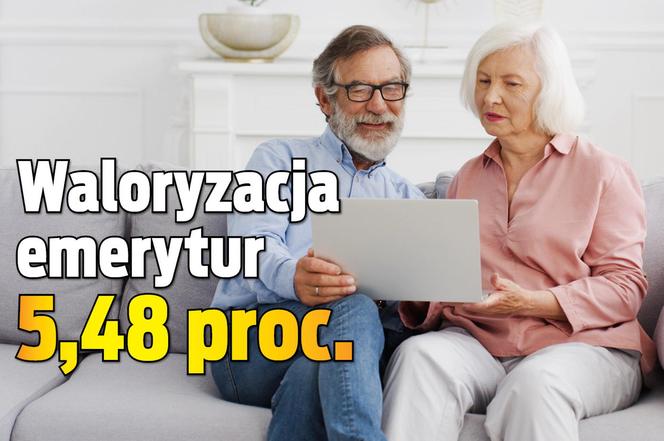 Waloryzacja emerytur 5,48 proc.