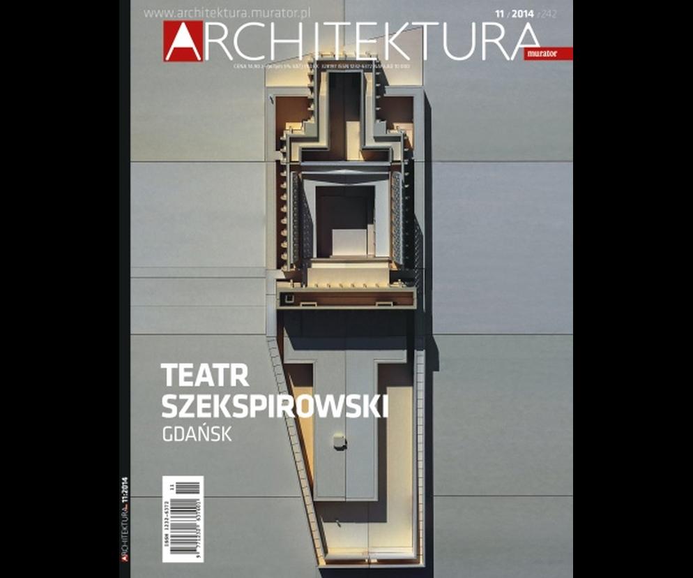Okładka Miesięcznik Architektura 11/2014