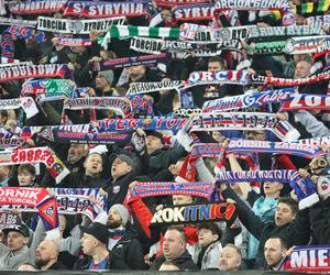 ZDJĘCIA kibiców na meczu Górnik Zabrze-Lech Poznań