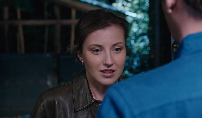 M jak miłość odc. 1873. Natalka (Dominika Suchecka), Adam Karski (Patryk Szwichtenberg)