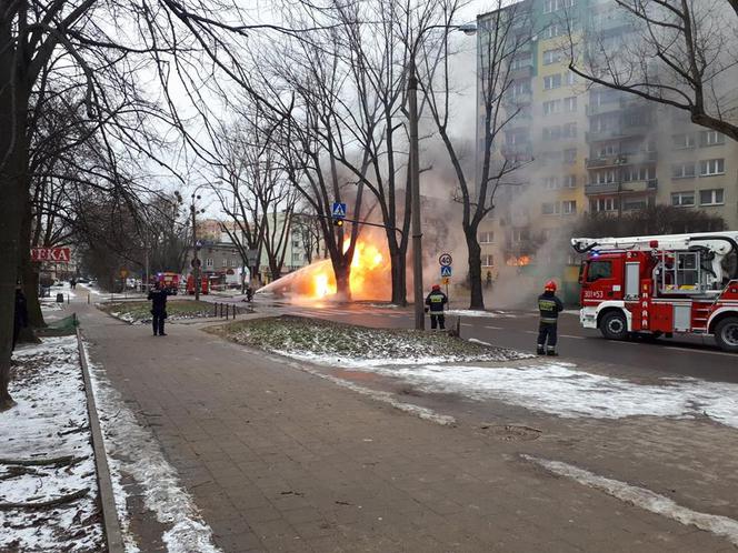 Wybuch gazu na Lutomierskiej w Łodzi. Ulica zamknięta