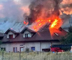 Pożar sali weselnej w Pruszkowie