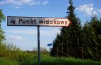 Krajobraz z wieży widokowej w Łysakowie niedaleko Lublina