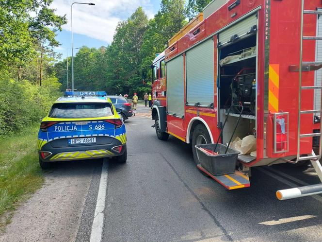 Starachowice. Wypadek ulica Ostrowiecka 