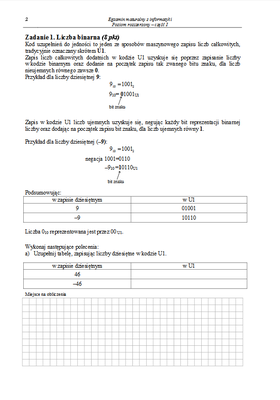 Matura 2013, informatyka poziom rozszerzony