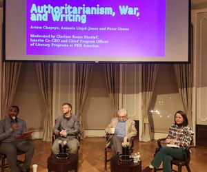 Tłumy na Europejskiej Nocy Literatury w NYC