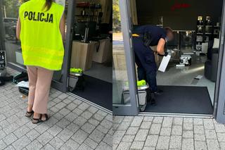 Nocne włamanie na wrocławskich Krzykach. Rabusie ukradli ekspresy do kawy, szuka ich policja