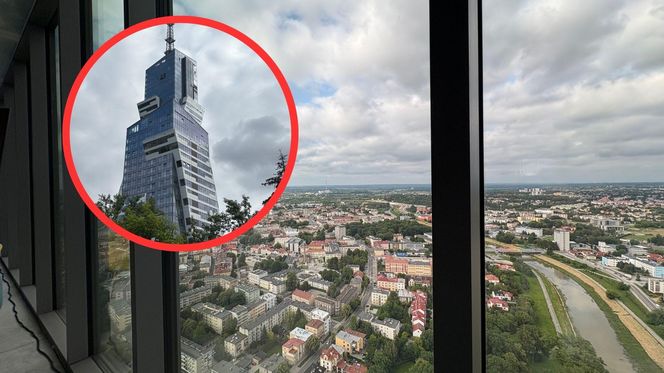 Byliśmy 40, piętrze najwyższego budynku mieszkalnego w Polsce. Widok jest niesamowity