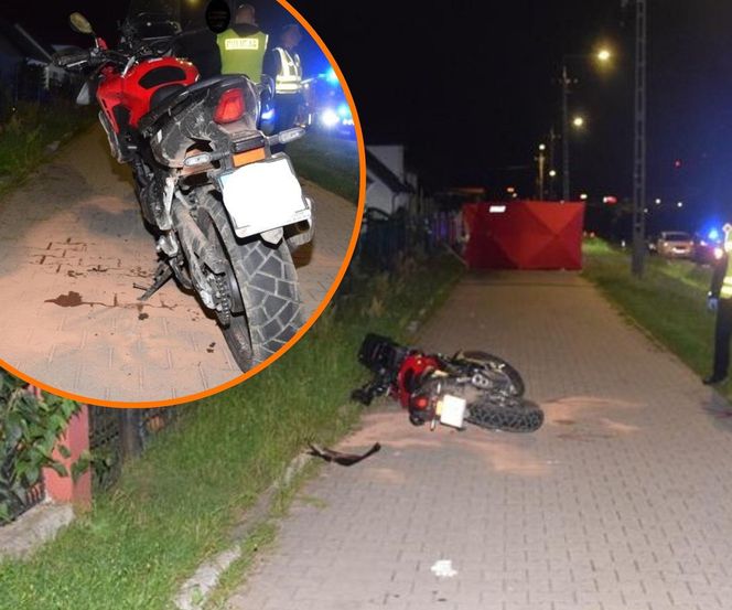 Tragedia w Lidzbarku Welskim. Jechali motocyklem bez kasków. Nie żyje dwoje młodych ludzi