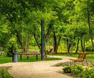 Park linearny przy ul. Suwak w Warszawie