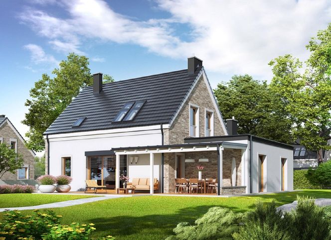 Tradycyjna architektura z nowoczesnymi dodatkami