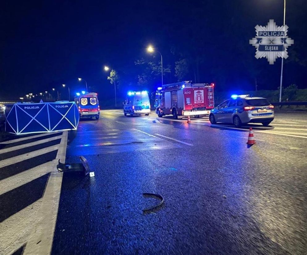 Tragiczny wypadek BMW w Katowicach. Jest ofiara śmiertelna