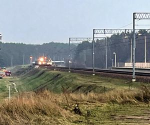 Uszkodzone linie kolejowe pod Dęblinem i w Puławach