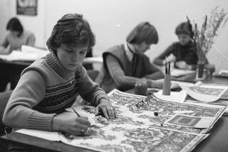 Fabryka dywanów w Białymstoku w 1979 roku