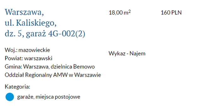 Oferta Agencji Mienia Wojskowego
