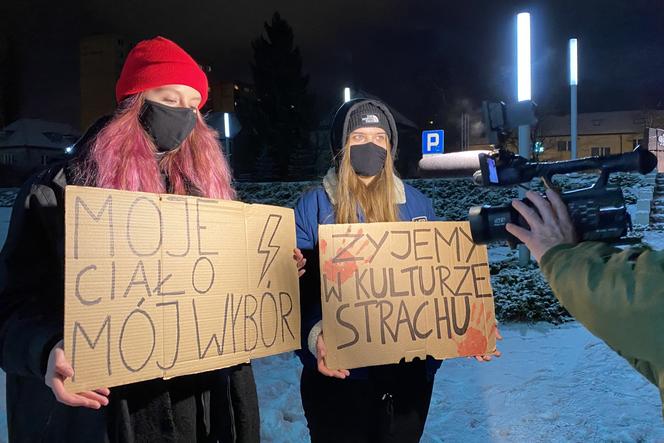 Strajk kobiet w Olsztynie (28.01.2021)