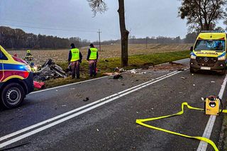 Ostatnia randka Huberta i Mileny. Roztrzaskali się o drzewo. 300 metrów od domu.