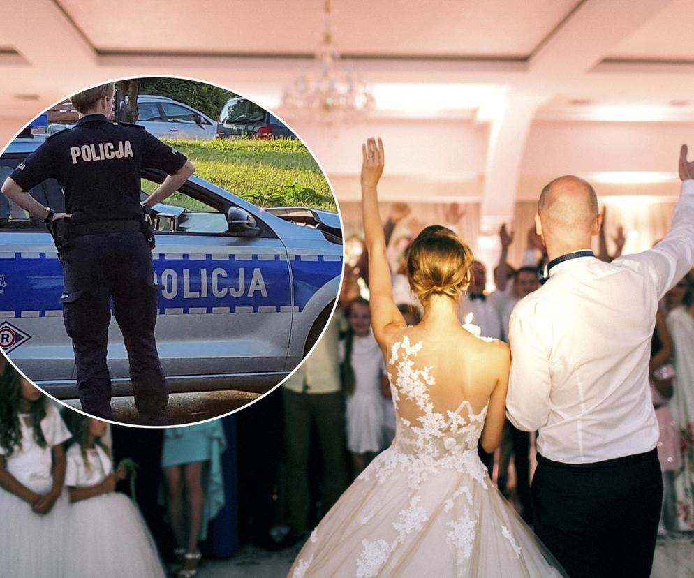 Incydent na weselu w Augustowie. Kobieta próbowała się dogadać. Wezwano policję
