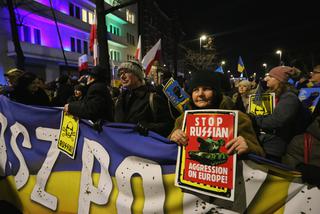 Kijów, Warszawa - wspólna sprawa!. Mieszkańcy stolicy na antywojennych protestach