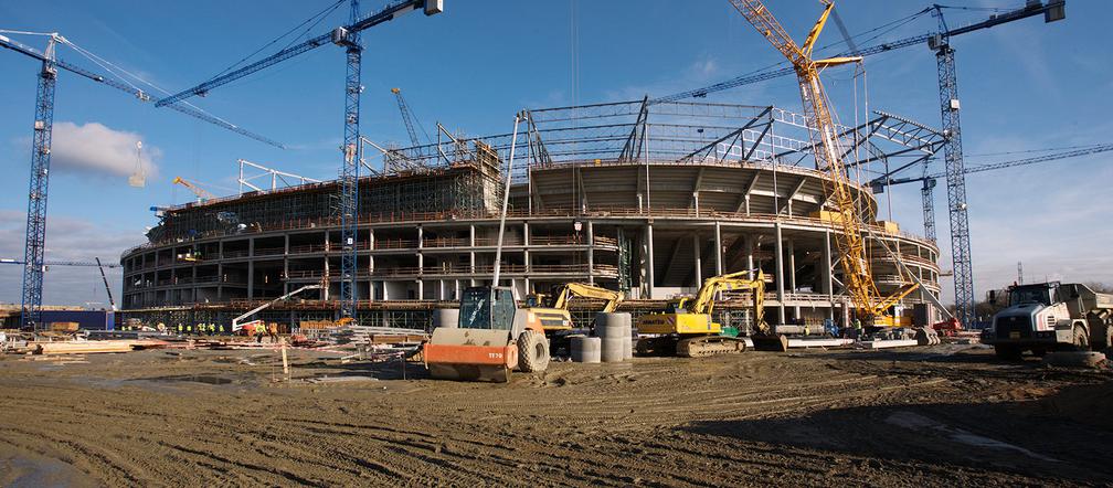 Stadion Wrocław, listopad 2010