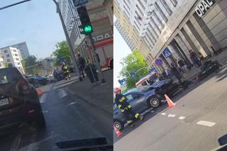 Dramatyczny wypadek w Katowicach. Motocyklista zderzył się z osobówką