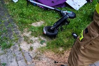 Szczurowa. Eksplozja hulajnogi elektrycznej przyczyną pożaru mieszkania
