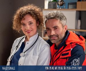 Na sygnale. Wanda (Anna Lemieszek), Benio Vick (Hubert Jarczak)