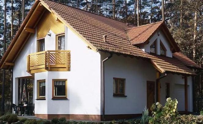 Lukarna z niższymi ściankami bocznymi