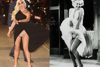 Lady Gaga jak Marilyn Monroe! Cały swiat zobaczył, co ma pod sukienką